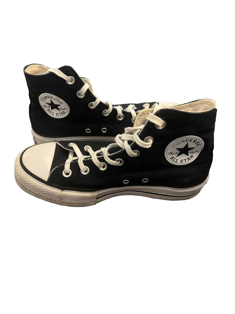 Converse High Top Sneakers in Black and White